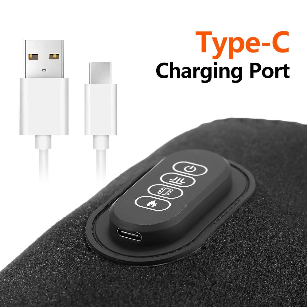 3-Speed Airbag Vibration Leg Massager with Electric Heating