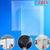 2 stuks Verticale Wandmontage Clear Acryl Display Frame, Moderne Signaalhouder met Eenvoudige Installatie voor Apparatuur Checklists, Mededelingen, Kantoorbestanden