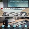 2.4Ghz BT 2 Mode Keyboard and Mouse Combo BT Keyboard and Mouse Multi-Device Keyboard Mouse Compatible for /iOS/Android/Win7