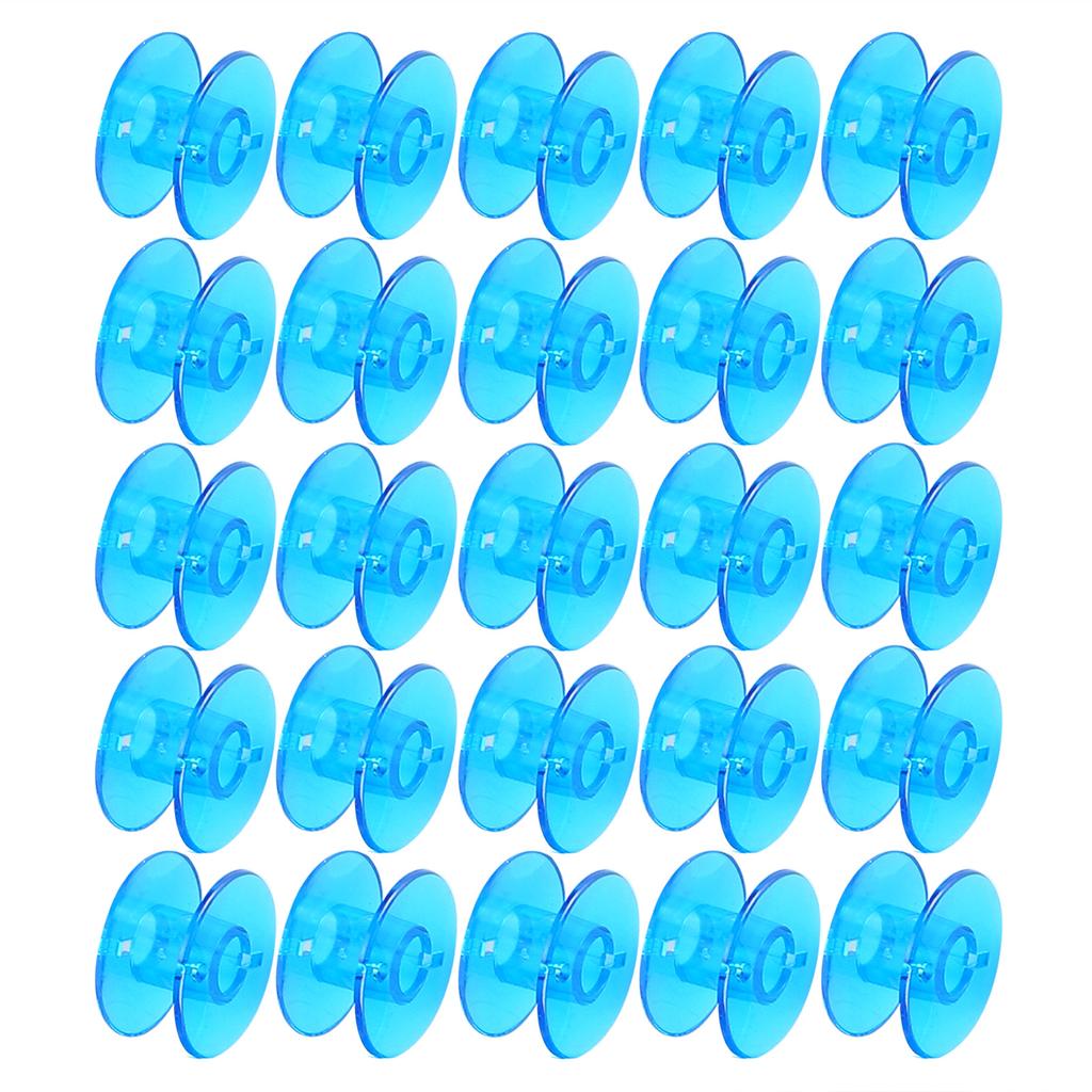 25 Stück Leere Spulen Plastikspule Ersatz Haushaltsnähmaschine Zubehör 1 Stück Box