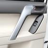 ABS Garniture de poignée de porte intérieure de voiture 4 pièces Compatible pour Toyot@ Land Cruiser Prado FJ150 150 2010 2011 2012 2013 2014 2015 2016 2017 2018 2019 Intérieur de voiture