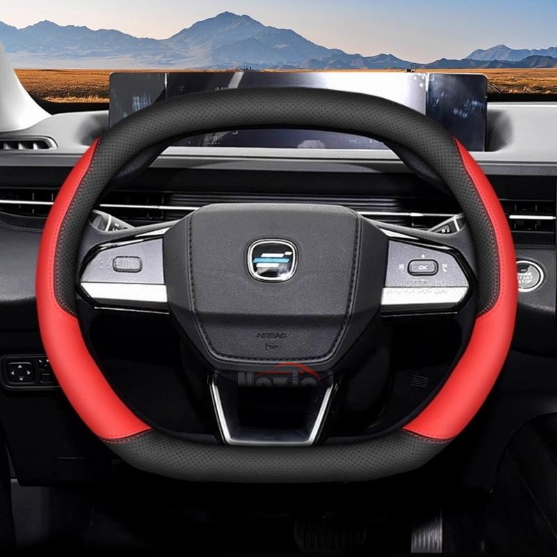 Leather Car Steering Wheel Cover for Changan Eado Plus UNI-V UN-K UNI-S CS55 PLUS Interior Accessories 2025 2026