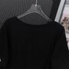 Women's Plus Size Loose Fit Round Neck Short-Sleeve T-Shirt, Mid-Length Style (200/300/350 Jin)