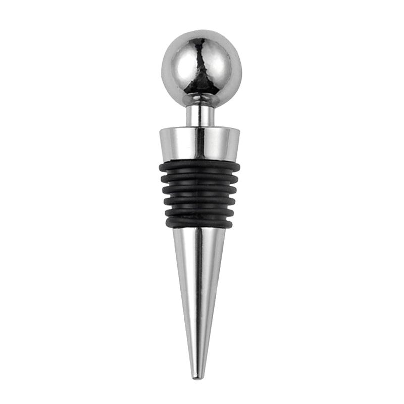 1/3pcs Alluminum Alloy Wine Stopper,Reusable Rubber Beverage Bottle Stoppers,Vacuum Sealed Bottle Cap,Wine Gifts Bar Tools