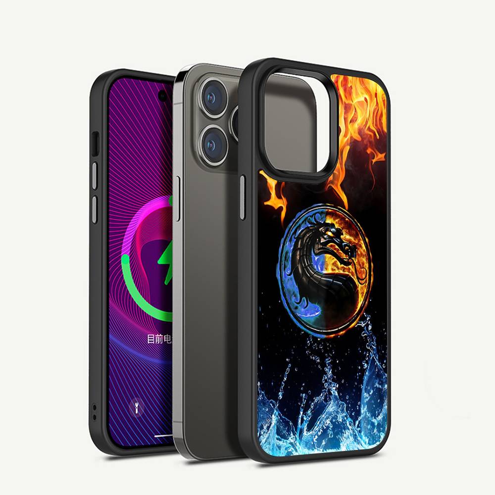 Classic Vintage M-Mortal K-Kombat Magnetic Wireless Phone Case For IPhone 17 16 15 14 13 12 11 Pro Max Plus Mag Phone Cover