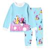 Girls Witch  Round Neck Printed Children's Clothing Set