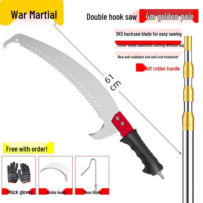 Telescopic High-Branch Pruning Saw