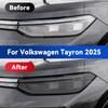 Für Volkswagen Tayron 2025 Auto-Scheinwerfer Geräuchert Schwarz TPU Schutzfolie Frontlicht Tönungsaufkleber Zubehör