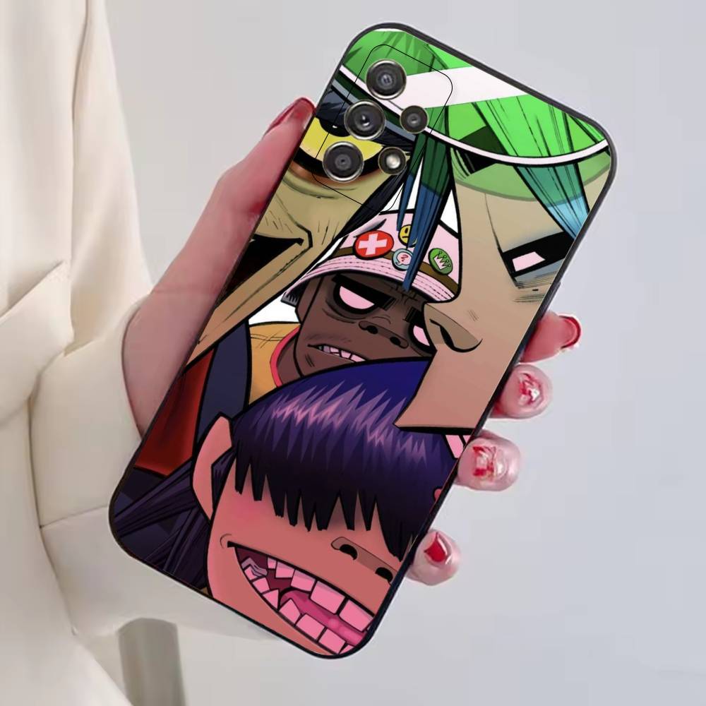 G-gorillaz Comic rock band  Phone Case For Samsung S25,S24,S21,S22,S23,S30,Ultra,S20,Plus,Fe,Soft Silicone Black Cover