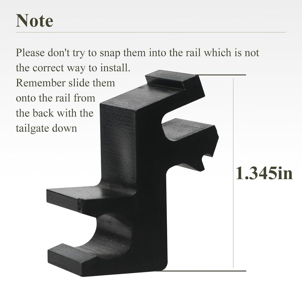 4 Pcs Prop Rod Clips Set Fit for Undercover Tonneau Prop Rod, Truck Bed Cover Clips for Undercover Ultra Flex Hard Folding Truck Bed Tonneau Cover