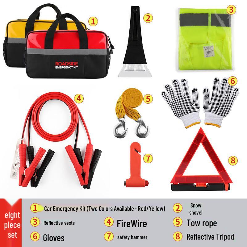 NLNTL Car Emergency Rescue Kit 8-Piece