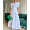 Women's Style Commuter Short Sleeve Swing Dress