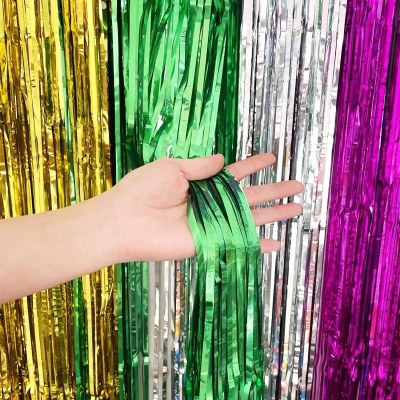 Rain Silk Birthday Party, Wedding Decoration Background Wall Rain Silk Streamer Tassel  Rain Silk Door Background Decoration