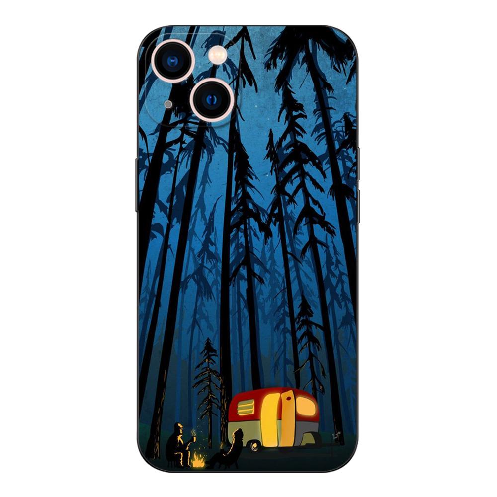 Black Tpu Case For Huawei P30 Lite P30 Pro P40 LITE E P Smart 2020 Cover Night Starry Sky