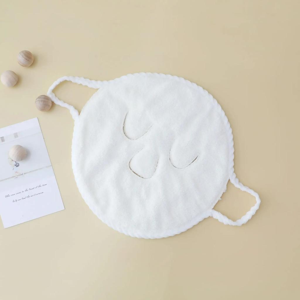 Skin Care Mask Cotton Hot Compress Towel Wet Compress Steamed Face Towel Opens Skin Pore Clean Hot Compress Face Skin Care Tools