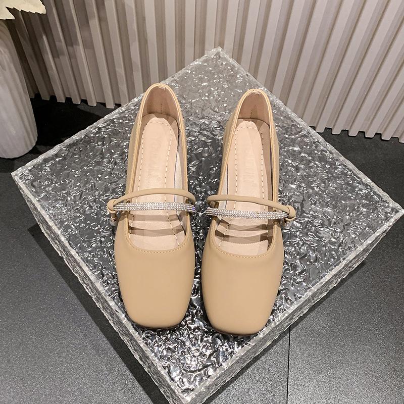 

Fashion Aphixta Crystal New Spring Autumn Shoes Elegant Shoes Woman Heel Patent Leather Slip On Fashion Loafers shoes Woman 2024 Trend 35 абрикосовый