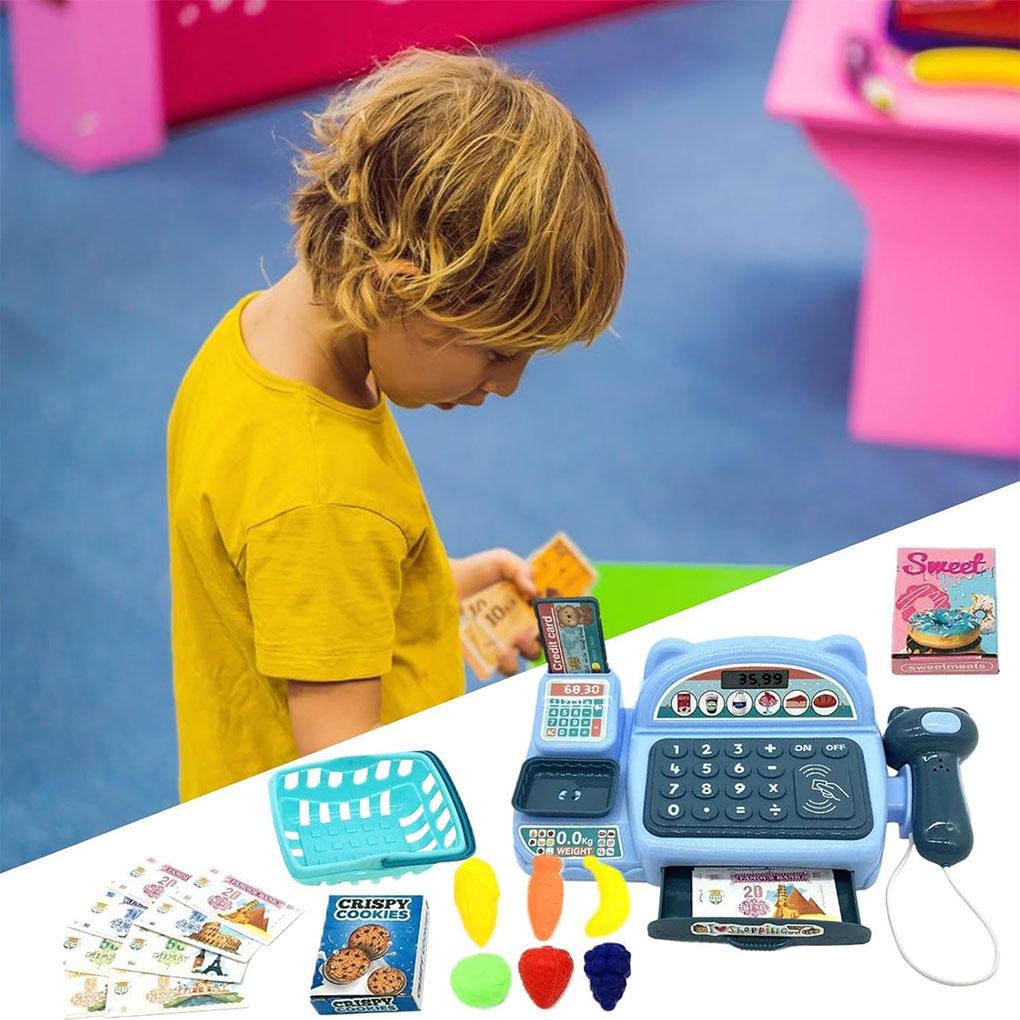 Toy Interactive Learning Experience And Materials For Long-lasting And House Cash Toys Mathematical Toy Register