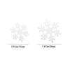 6Pcs White Foam Snowflake Fake Christmas Snowflakes Ornaments Creative Xmas Tree Pendants  DIY
