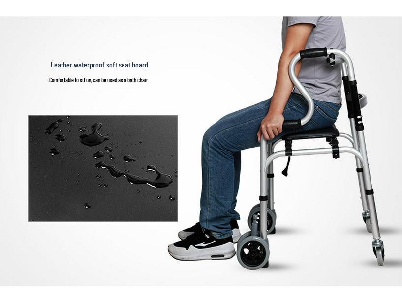 Yade Hliníková chodítka se sedátkem a masážní funkcí pro seniory a osoby se zdravotním postižením