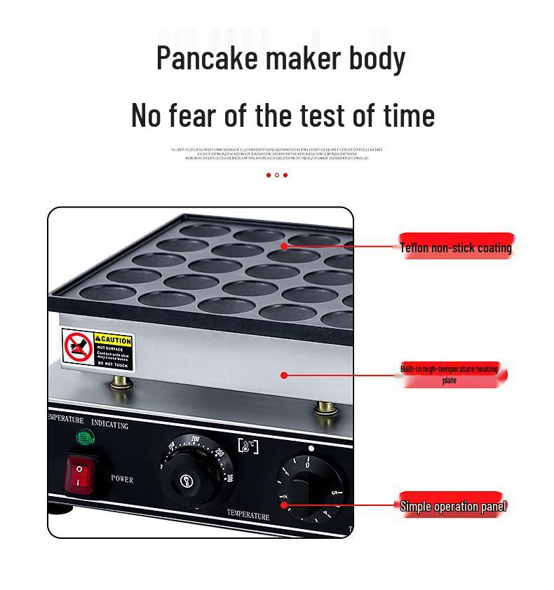 Stainless Steel Electric Mickey Mouse Waffle & Pancake Maker
