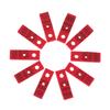 10Pcs Red Felt Thicked Cotton Sealed Pads Replacement Accessories For Z Kerosene Lighter Bottom Sealing Liner