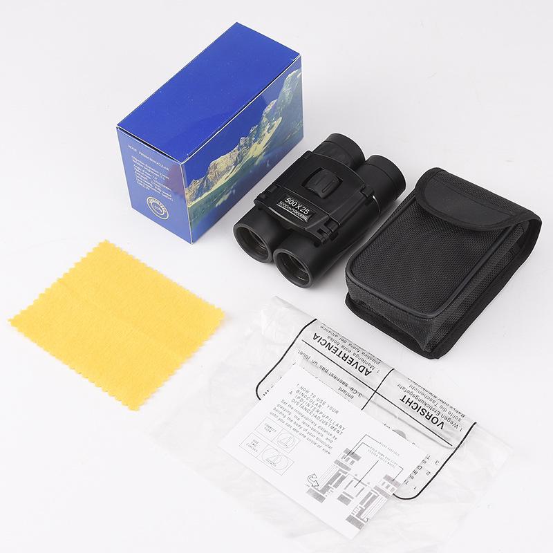 HD Foldable Binoculars: High Magnification, Professional Day/Night Use, Portable, Compatible with Mobile Phone Shooting