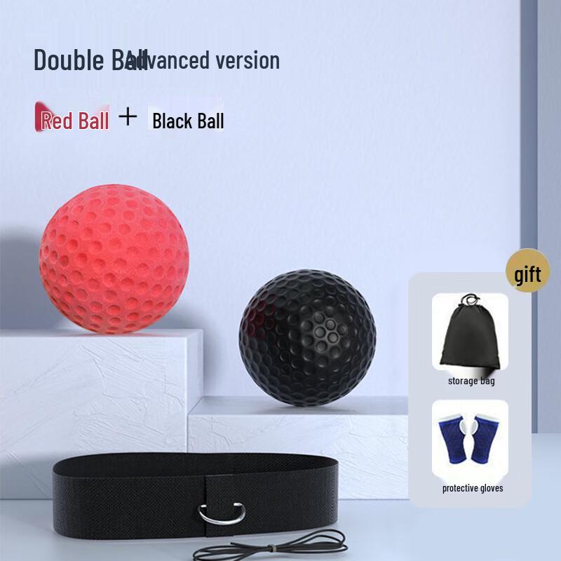 Healthsoo Double Ball Headband Reflex Trainer Kit