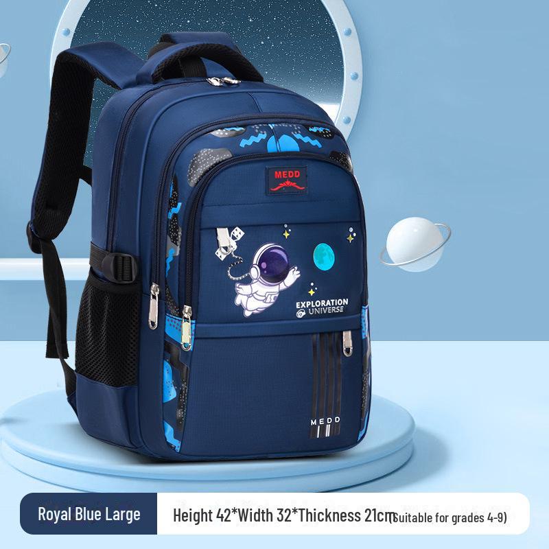 

Легкий, безопасный для позвоночника, брызгозащищенный рюкзак для учеников начальной школы (1-6 классы) с большой емкостью Large Size Grades 3-6