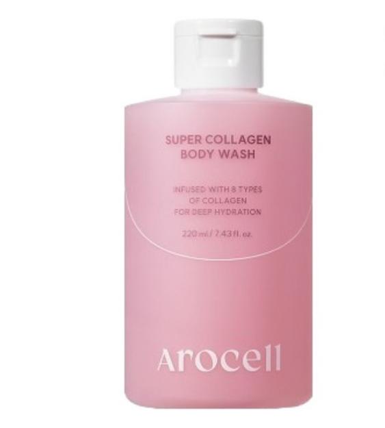 AROCELL Super Collagen Perfume Body Wash 220ml – Hydrating Collagen Body Cleanser 1 ea