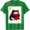 Grumpy Frog Japanese Men Women Kids St. Valentine's Day T-Shirt