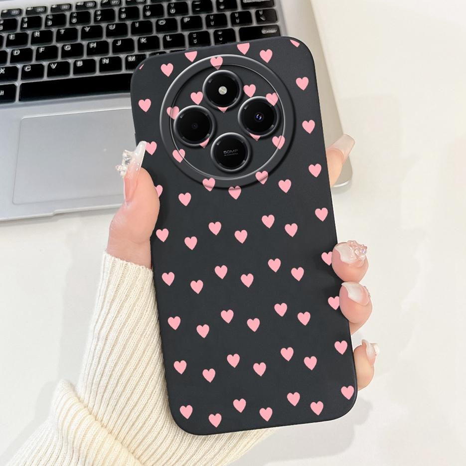 Für Xiaomi Redmi 14C Hülle Stylische Sonnenblume Hübsche Mädchen Rückabdeckung Weiche TPU Handyhülle Für Xiaomi Poco C75 C 75 Redmi14C Fundas