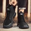 2026 New Arrival Men's Outdoor High Top Canvas Desert Boots Thick Sole Work Shoes Versatile Spring Autumn Fashion Lace Up