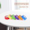A84E-Colored Masking Tape,Colored Painters Tape For Arts And Crafts, Labeling Or Coding - 6 Different Color Rolls - Masking Tape