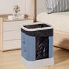 Rubbish Bin Plastic Small Trash Can Wastebasket Garbage Container Bin For Bathroom Bedroom Kitchen Home Office Trash Can Dustbin