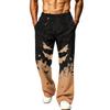 Men's Loose Wide Leg Cargo Jogger Pants with Pockets Halloween Print for Casual Outdoor Wear