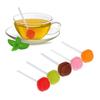 Loose Leaf Tea Accessories, Candy Colors, Mug Strainer, Cup Steeper, Silicone Sweet Tea Infuser, Lollipop Candy, 1Pcs