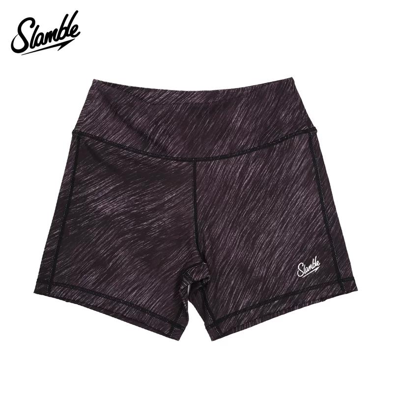 Shorts Slamble pour Femme 5 pouces Push-up Entraînement Sportif Crossfit Élastique Respirant Yoga Fitness