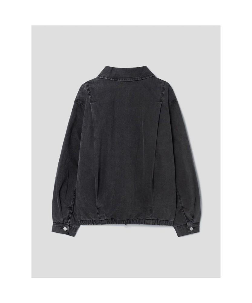 8seconds Padded Zip-Up Denim Outerwear Ash