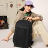 Li Ning Sports Lifestyle Series Brand Logo Splicing Design Casual Fashion Versatile Adjustable Shoulder Straps Polyester Student Backpack ABSV395-1