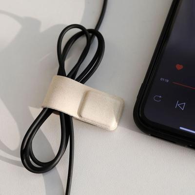 Fascette magnetiche in pelle per cavi, fascette per cavi, organizer per cavi, gestione dei cavi per organizzare cavi USB, fili per cuffie