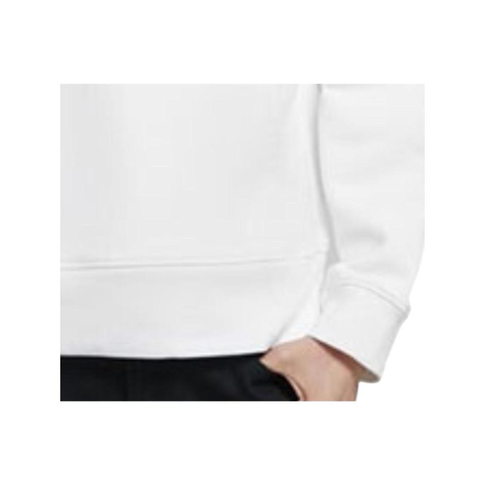 Calvin Klein Logo Embroidered Hooded Sweatshirt Women Tops White 40WH106-YAA