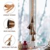Witch Bell Door Handle Bell Decorative Wall Hanging Bell Home Decor Wind Chime Blessing Decorative Bell Hemp Rope Wind Chimes