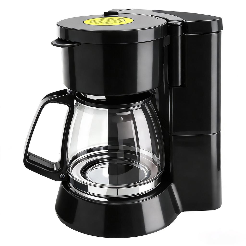 Electric Drip Coffee Maker: Compact, Automatic, Keep-Warm Portable Espresso Machine for Home Use