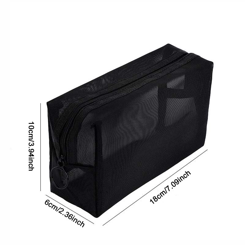Women Transparent Cosmetic Bag Travel Function Makeup Case Zipper Make Up Organizer Storage Pouch Toiletry Beauty Wash Bag