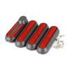 Side Cover Wheel Hubs Cap Reflective Strips Set for -M365/1s/Pro/Pro2-/Lite/G30 Max Electric Scooter