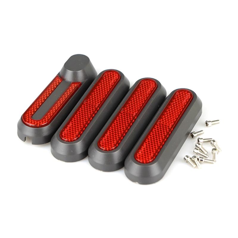 Side Cover Wheel Hubs Cap Reflective Strips Set for -M365/1s/Pro/Pro2-/Lite/G30 Max Electric Scooter