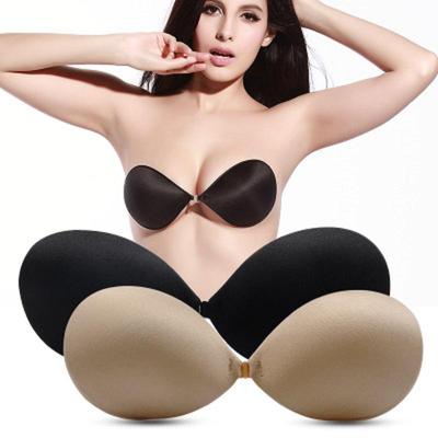 Bezšvová podprsenka s lesklým látkovým pohárom Neviditeľná spodná bielizeň Bez oceľového krúžku