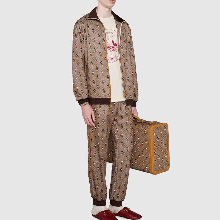 Gucci X Disney Knitted Sweatpants Men's Brown 604211-XJB64-2100
