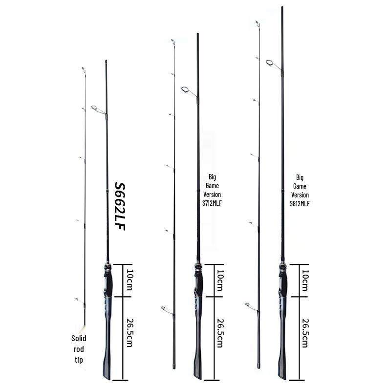 Brangdy Straight Handle Lure Fishing Rod