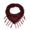 Mesh Yarn Desert Scarf with Tassels Soft Breathable Lightweight Outdoor Neck Piece Unisex Fashion Accessory